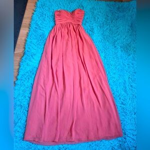 Bill Levkoff Pink Strapless Dress Size 2
